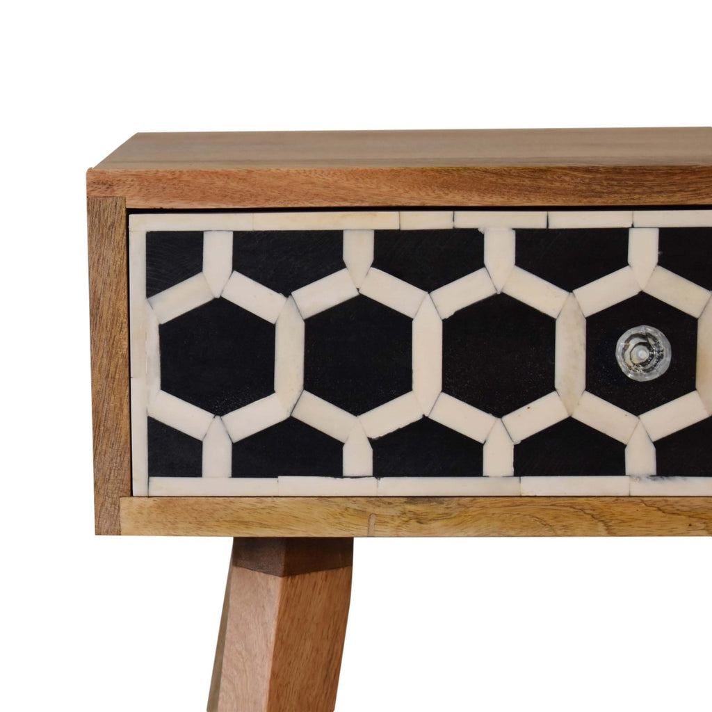 Bone Inlay Tapered nightstand