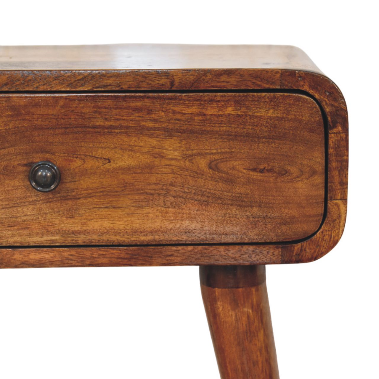 Avora Chestnut Nightstand with 1 drawer