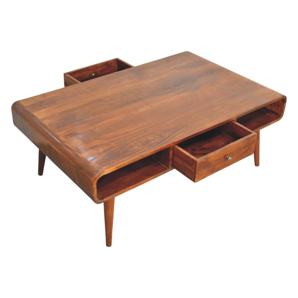 Avora 2 Drawer Chestnut Coffee Table