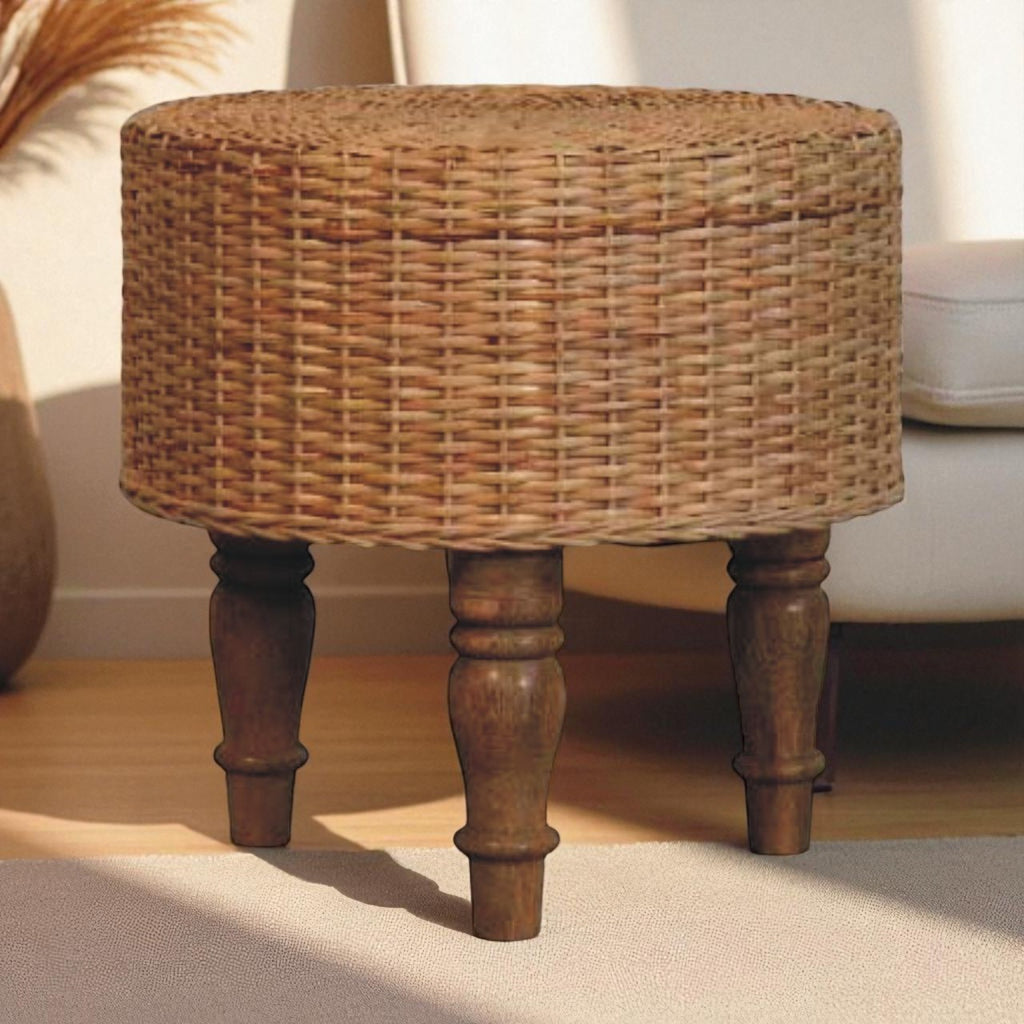 Regency Round Woven Stool