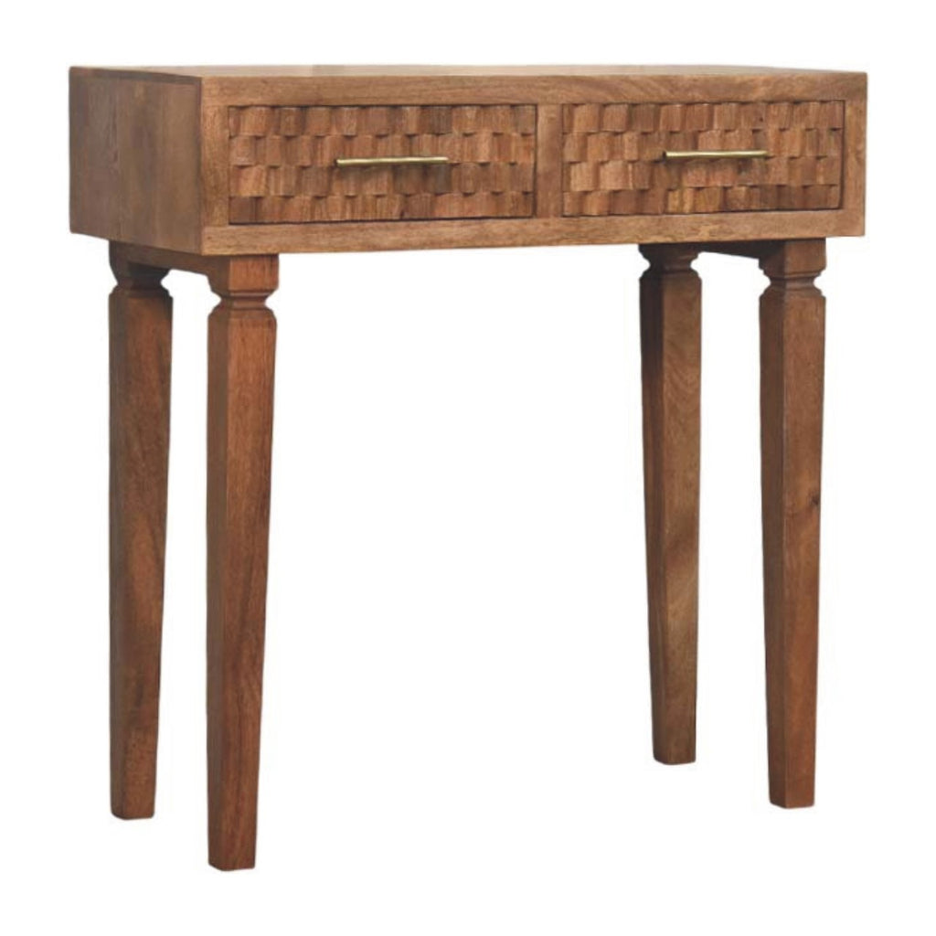 Arno Console Table in Golden Teak