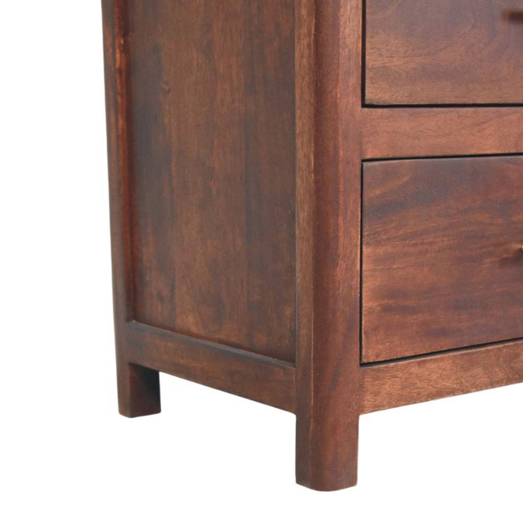 Arched Edge 3 Drawer Chest