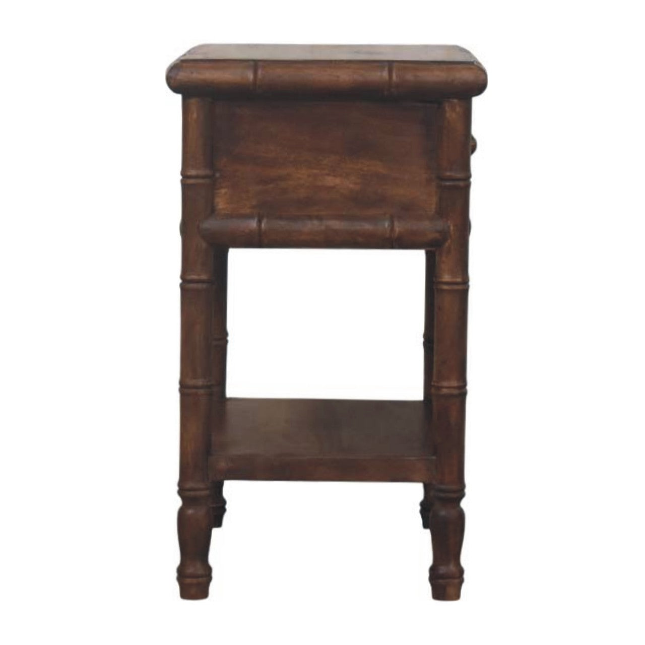 Bamboo Carved Bedside Table