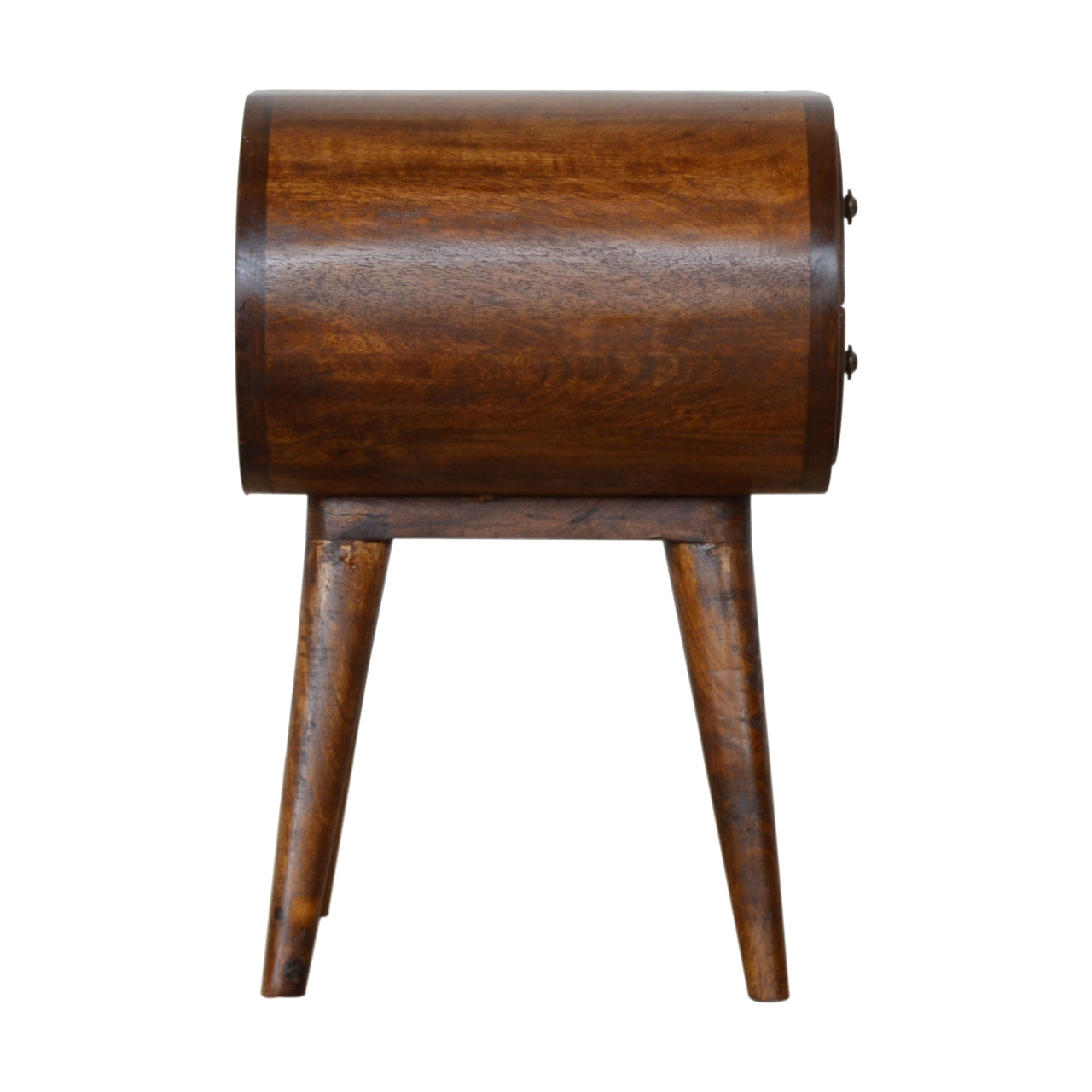 Chestnut Circular nightstand